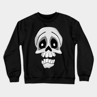 Halloween Trick Or Treat Funny Skull Cute Skeleton Crewneck Sweatshirt